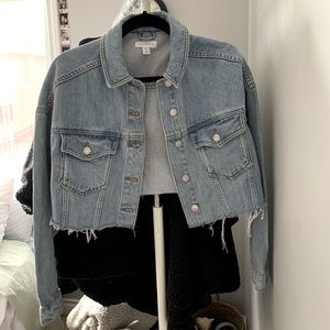 TopShop Cropped Jean Jacket